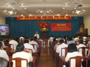 Dong Nai Holds a Pre-summation Meeting about the Four-Year Implementation of Publicizing Grassroots Party Organs and Party Members’ Quality Assessment Results