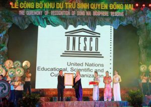 Dong Nai Biosphere Reserve recognized as one of the world's biosphere reserves by UNESCO
