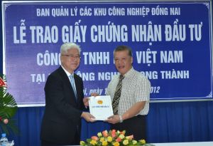 Investment Certificate Issued to KBS Singapore