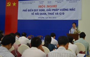 Popularizing new regulations of customs and taxation