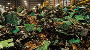 Electronic waste adversely affects the environment