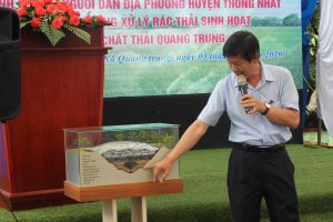Efforts exerted to fulfill waste treatment quota