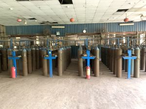 Enterprises set up the ATMs providing the free medical oxygen to hospitals