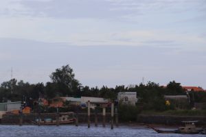 242 hectares of land for developing the port complex