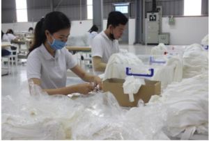 Enterprises store goods for the positive production