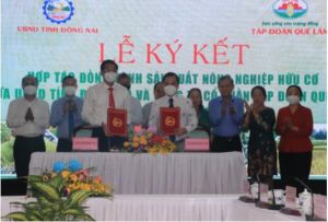 Dong Nai cooperates to develop the organic agriculture