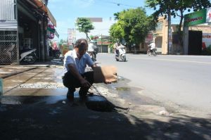 Mương thoát nước đường Bùi Trọng Nghĩa sẽ tiếp tục hoàn thiện