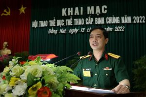 Trường Hạ sĩ quan xe tăng I đăng cai Hội thao thể dục thể thao chào mừng các ngày kỷ niệm lớn