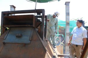 Manufacturing machines for production of sand and stone as construction materials