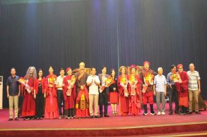 Công diễn vở kịch Thành Thăng Long thuở ấy mừng Ngày Sân khấu Việt Nam