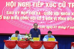 Từ ngày 28-9 đến ngày 8-10, các đại biểu Quốc hội sẽ tiếp xúc cử tri trước kỳ họp thứ 4