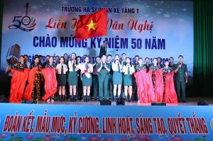 Liên hoan văn nghệ chào mừng 77 năm Cách mạng tháng Tám, Quốc khánh 2-9 và 50 năm Ngày truyền thống đơn vị