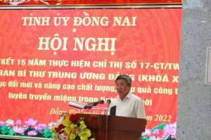 Chú trọng xây dựng, kiện toàn đội ngũ báo cáo viên các cấp