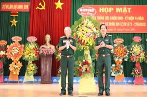 Họp mặt cựu chiến binh Sư đoàn 309 nhân kỷ niệm 44 năm ngày truyền thống