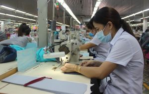 Imported materials from China more than 980 million USD