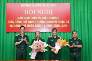 Thiếu tướng Lương Đình Lành giữ chức Hiệu trưởng Trường Sĩ quan Lục quân 2