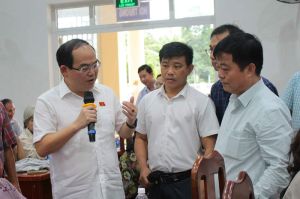 Tổ đại biểu Quốc hội tỉnh đơn vị số 3 tiếp xúc cử tri Long Thành, Nhơn Trạch