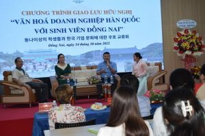 Giao lưu doanh nghiệp Hàn Quốc với sinh viên Đồng Nai