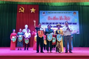 Trao 10 giải Liên hoan câu lạc bộ liên thế hệ tự giúp nhau H.Long Thành