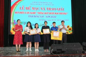 Công diễn và trao 85 giải Tiếng hát dưới mái trường tỉnh Đồng Nai 2022