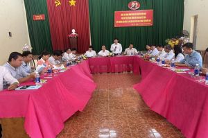 Phó Chủ tịch Trung ương Hội Nông dân Việt Nam Nguyễn Xuân Định làm việc tại Đồng Nai