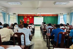 Tập huấn cho hơn 140 cán bộ về công tác dân vận cơ sở năm 2022