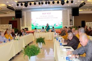 Họp mặt chức sắc Phật giáo năm 2022