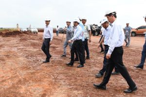Bộ trưởng Bộ Giao thông vận tải kiểm tra dự án cao tốc Phan Thiết - Dầu Giây và sân bay Long Thành