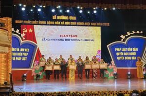 Sở Tư pháp được nhận Bằng khen của Thủ tướng Chính phủ