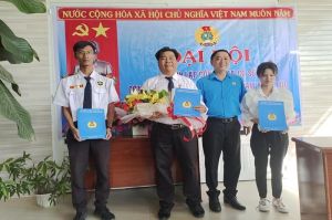 Thành lập CĐCS công ty TNHH DVBV Hải Sơn Nam (xã Xuân Hưng)