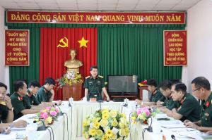 Tiếp tục tham mưu cấp ủy, chính quyền lãnh đạo, chỉ đạo tốt nhiệm vụ quốc phòng địa phương