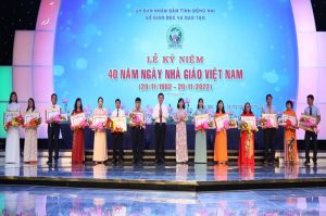 UBND tỉnh tuyên dương 26 nhà giáo tiêu biểu giai đoạn 1982-2022