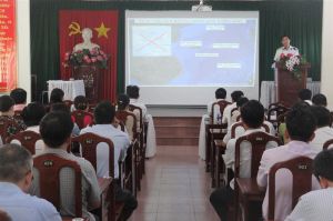 H. Nhơn Trạch tuyên truyền, phổ biến pháp luật về biển đảo cho gần 120 cán bộ, công chức