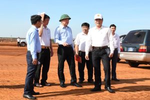 Bí thư Tỉnh ủy kiểm tra Dự án sân bay Long Thành