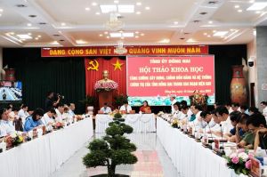 Nhiều tham luận hay về công tác tăng cường xây dựng, chỉnh đốn Đảng và hệ thống chính trị