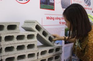 Unburnt construction materials are still modest