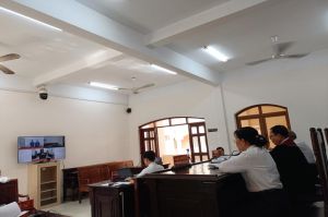 Nhiều thuận lợi khi tiến hành xét xử trực tuyến