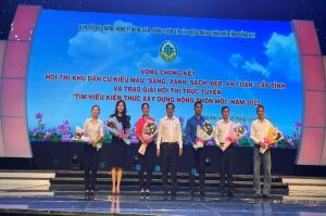 Chung kết Hội thi khu dân cư kiểu mẫu năm 2022