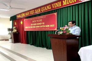 Tập huấn nâng cao nghiệp vụ công tác dân vận chính quyền