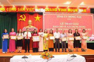 10 tác phẩm được trao giải Giải Búa liềm vàng tỉnh Đồng Nai lần thứ III - năm 2022
