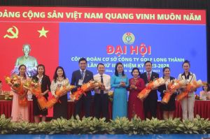 Đại hội Công đoàn Công ty CP đầu tư và kinh doanh Gofl Long Thành