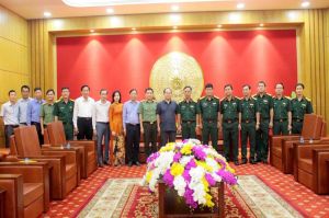 Đồng chí Quản Minh Cường, Phó Bí thư Tỉnh ủy thăm chúc Tết một số đơn vị quân đội tại TP.HCM