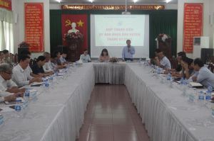 H.Nhơn Trạch tập trung, ưu tiên thực hiện công tác bồi thường, giải phóng mặt bằng các dự án trọng điểm