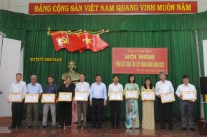 H.Nhơn Trạch tổng kết công tác xây dựng Đảng năm 2022
