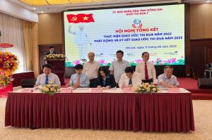 Khối thi đua số 7 ký kết giao ước thi đua năm 2023