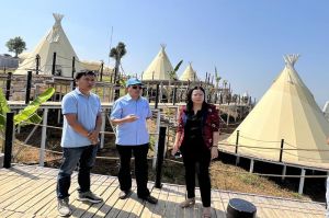 Khảo sát một số điểm du lịch tại xã La Ngà, H.Định Quán.