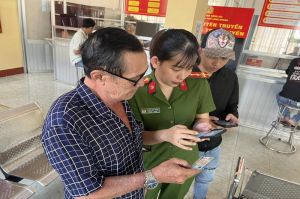 TP.Long Khánh:  Đạt tỷ lệ cao trong cấp tài khoản định danh điện tử cho công dân