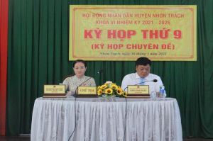 HĐND H.Nhơn Trạch tổ chức kỳ họp thứ 9 (kỳ họp chuyên đề)