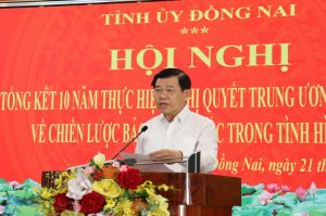 Tiếp tục đột phá thực hiện Chiến lược Bảo vệ Tổ quốc trong tình hình mới