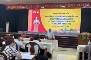 Tiếp tục tăng cường giám sát công tác quản lý đất đai, xây dựng